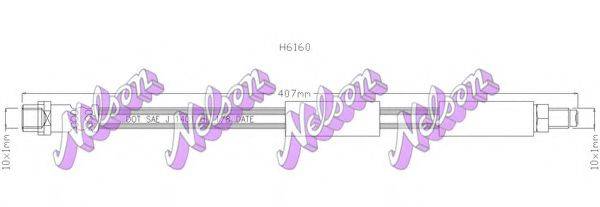 BROVEX-NELSON H6160 Тормозной шланг