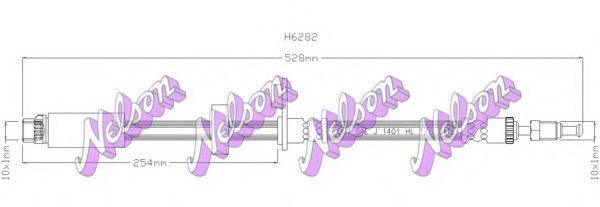 Гальмівний шланг BROVEX-NELSON H6282