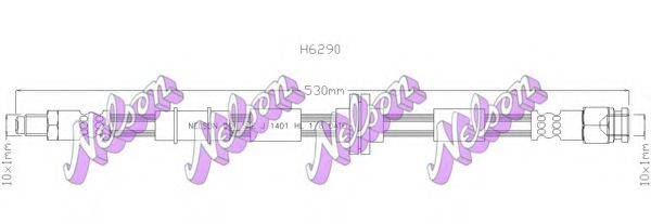 Тормозной шланг BROVEX-NELSON H6290