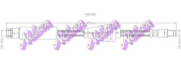 BROVEX-NELSON H6492 Тормозной шланг