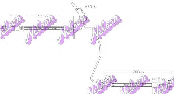 Гальмівний шланг BROVEX-NELSON H6516Q