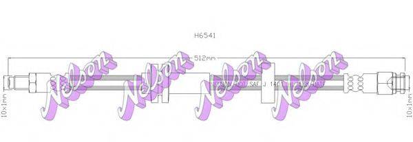BROVEX-NELSON H6541 Тормозной шланг