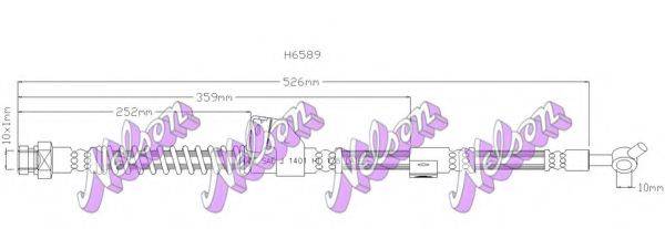 Гальмівний шланг BROVEX-NELSON H6589