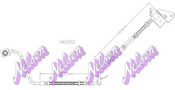 BROVEX-NELSON H6592 Тормозной шланг