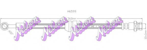 BROVEX-NELSON H6599 Тормозной шланг