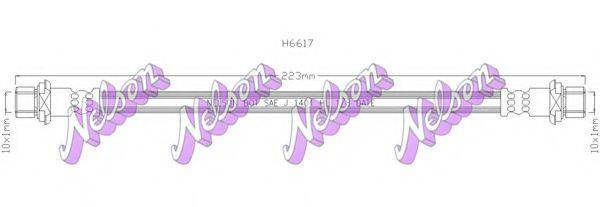 BROVEX-NELSON H6617 Тормозной шланг