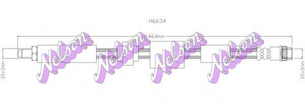BROVEX-NELSON H6634 Тормозной шланг
