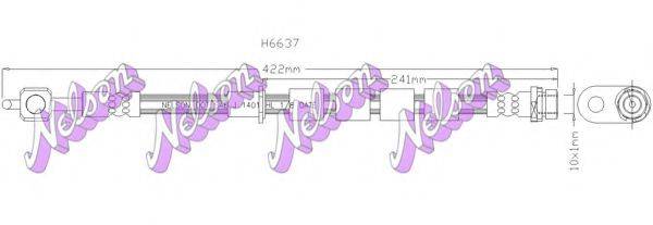 Гальмівний шланг BROVEX-NELSON H6637