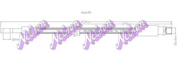 BROVEX-NELSON H6645 Тормозной шланг