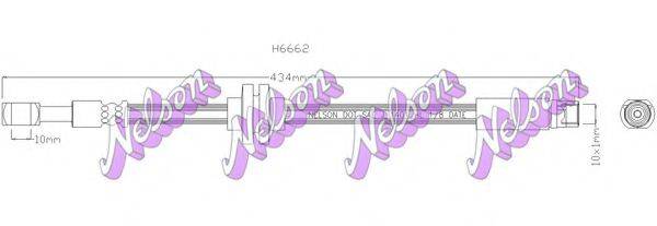 BROVEX-NELSON H6662 Тормозной шланг