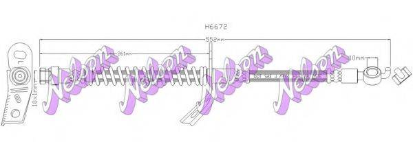 Гальмівний шланг BROVEX-NELSON H6672