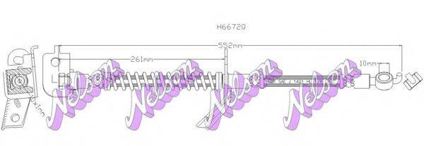 Гальмівний шланг BROVEX-NELSON H6672Q
