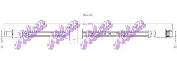 Гальмівний шланг BROVEX-NELSON H6688