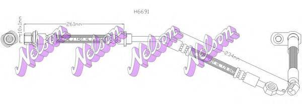 BROVEX-NELSON H6691 Тормозной шланг