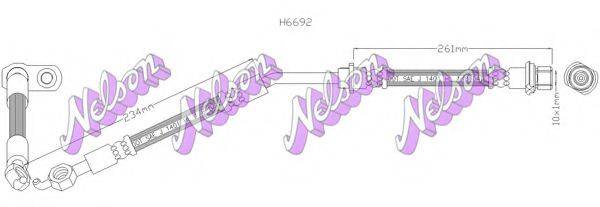 BROVEX-NELSON H6692 Тормозной шланг