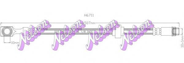 BROVEX-NELSON H6711 Тормозной шланг