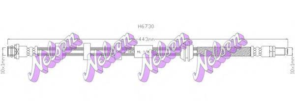 BROVEX-NELSON H6730 Тормозной шланг