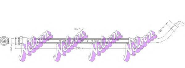 BROVEX-NELSON H6732 Тормозной шланг