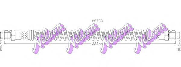 Гальмівний шланг BROVEX-NELSON H6733