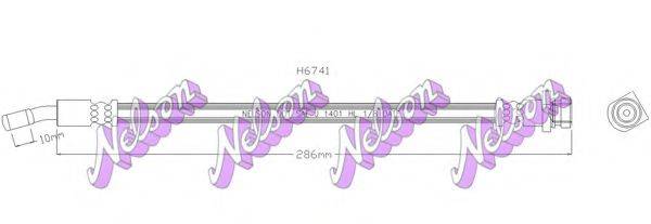 BROVEX-NELSON H6741 Тормозной шланг