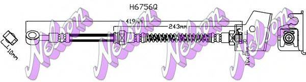 BROVEX-NELSON H6756Q Тормозной шланг