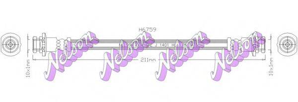Гальмівний шланг BROVEX-NELSON H6759