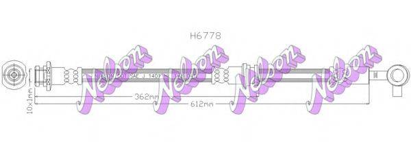 BROVEX-NELSON H6778 Гальмівний шланг