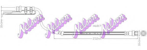 BROVEX-NELSON H6817 Тормозной шланг