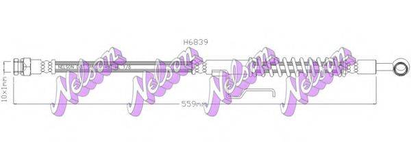Тормозной шланг BROVEX-NELSON H6839