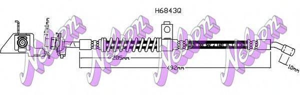 BROVEX-NELSON H6843Q Тормозной шланг