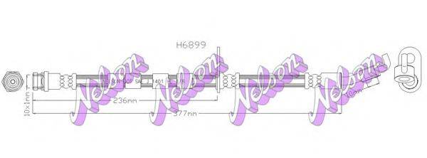 BROVEX-NELSON H6899 Тормозной шланг