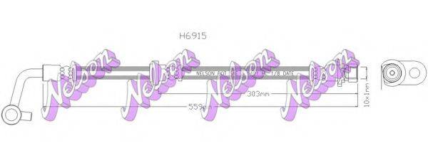 BROVEX-NELSON H6915 Гальмівний шланг