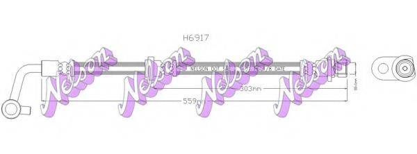 BROVEX-NELSON H6917 Гальмівний шланг