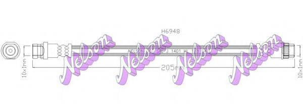 BROVEX-NELSON H6948 Гальмівний шланг