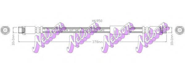 BROVEX-NELSON H6950 Тормозной шланг