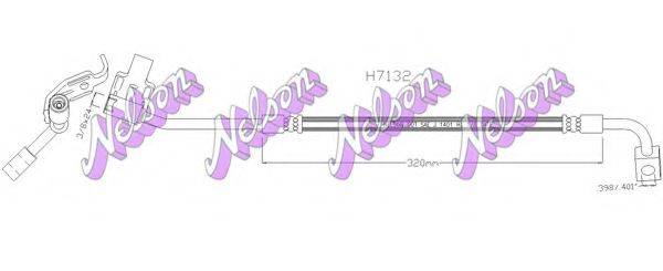 BROVEX-NELSON H7132 Гальмівний шланг