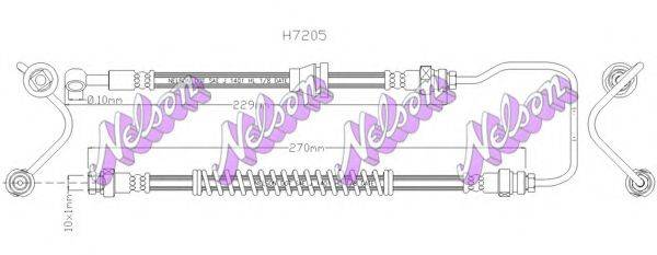 BROVEX-NELSON H7205 Тормозной шланг