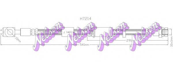 BROVEX-NELSON H7214 Тормозной шланг