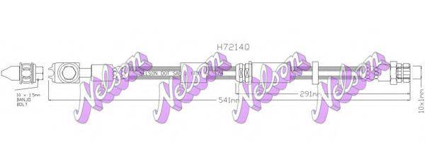Тормозной шланг BROVEX-NELSON H7214Q