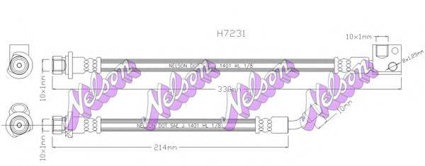 BROVEX-NELSON H7231 Гальмівний шланг