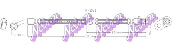 BROVEX-NELSON H7261 Тормозной шланг