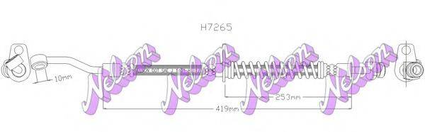 BROVEX-NELSON H7265 Тормозной шланг
