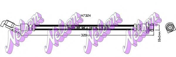 BROVEX-NELSON H7324 Тормозной шланг