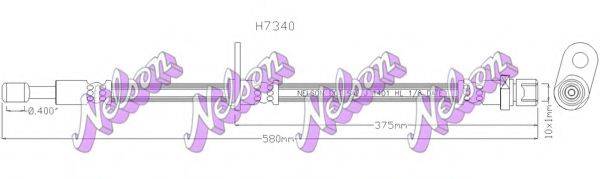 Гальмівний шланг BROVEX-NELSON H7340
