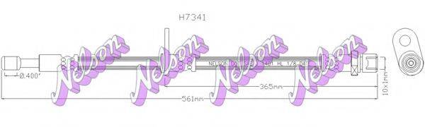 Тормозной шланг BROVEX-NELSON H7341