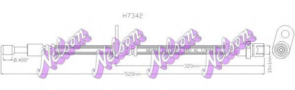 BROVEX-NELSON H7342 Тормозной шланг