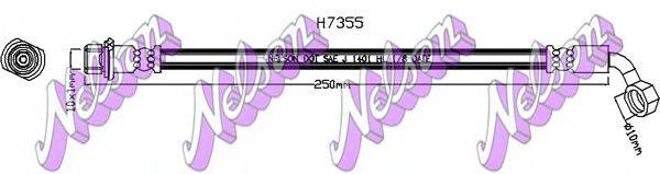 BROVEX-NELSON H7355 Тормозной шланг