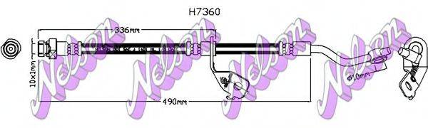 BROVEX-NELSON H7360 Тормозной шланг
