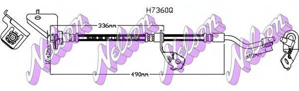 BROVEX-NELSON H7360Q Тормозной шланг