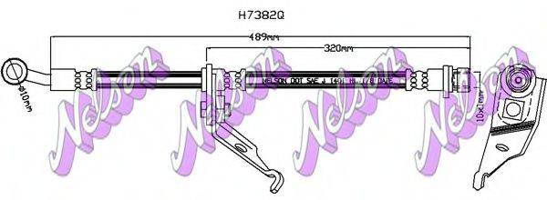 BROVEX-NELSON H7382Q Тормозной шланг